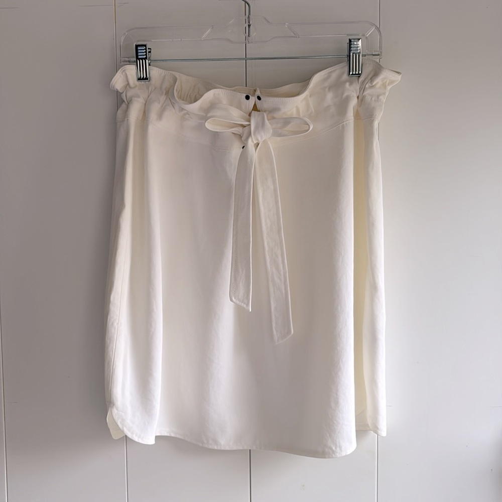 NWT Banana Republic off white skirt size L